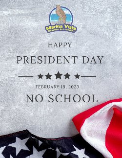 President Day no school feb 19th