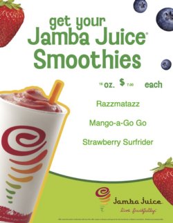 jamba juice $7