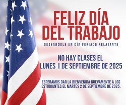 Labor day no clases
